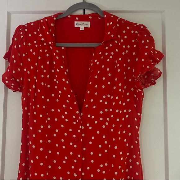 Polka dot midi dress - Picture 3 of 5